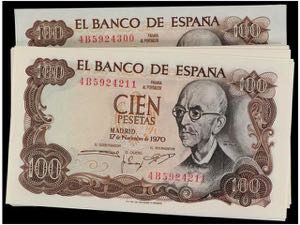 Estado Español - Lote 90 billetes 100 ... 