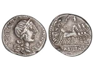 Republic - Denario. 82-81 a.C. ANNIA. C. ... 