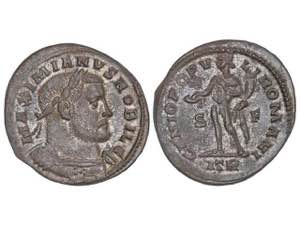 Empire - Follis. Acuñada el 303-305 d.C. ... 