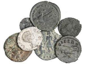 Roman Empire lots - Lote 7 monedas Pequeños ... 