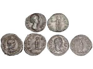 Roman Empire lots - Lote 3 monedas Denario. ... 