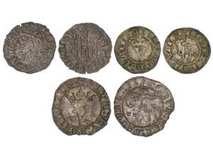 Kingdom of Castilla y Leon - Lote 3 monedas ... 