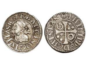 Philip III - 1/2 Croat. 1612. BARCELONA. ... 
