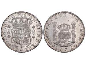 Charles III - 8 Reales. 1771. LIMA. J.M. ... 
