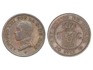 1 Céntimo. 1911 (*1). P.C.-V. SC-. 
