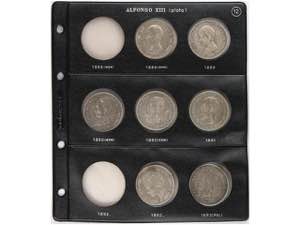 Lote 7 monedas 5 Pesetas. 1888 a 1893. 1888 ... 