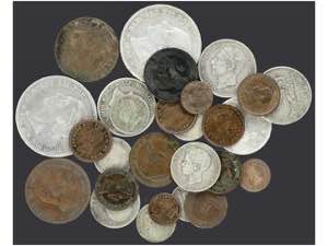 Lote 29 monedas 1 Céntimo a 5 Pesetas. 1870 ... 