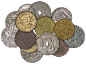 Lote 14 monedas 10 (2), 25 (6), 50 Céntimos ... 