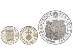 Juan Carlos I - Serie 3 monedas 2.000 (2) y ... 