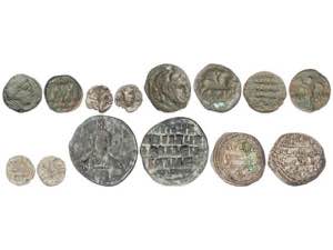 Lote 7 monedas. GRECIA ANTIGUA (3), IMPERIO ... 