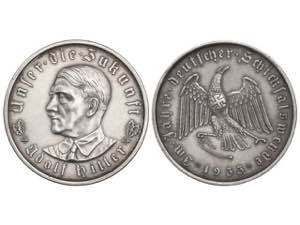 Germany - Medalla Adolf Hitler. 1933. III ... 