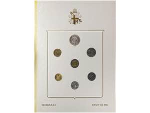 Vatican - Serie 7 monedas 10, 20, 50, 100, ... 