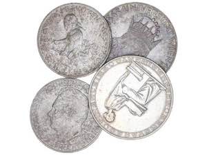 Lote 4 monedas. AUSTRIA y PORTUGAL. AR. ... 