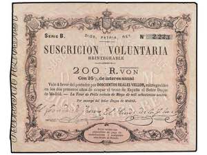 Spanish Banknotes - Suscrición Voluntaria ... 
