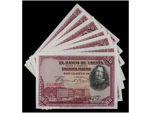 Spanish Banknotes - Lote 25 billetes 50 ... 