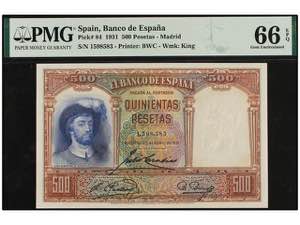 Spanish Banknotes - 500 Pesetas. 25 Abril ... 