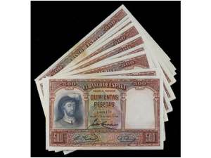 Spanish Banknotes - Lote 15 billetes 500 ... 