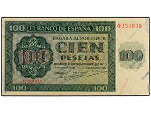 Estado Español - 100 Pesetas. 21 Noviembre ... 