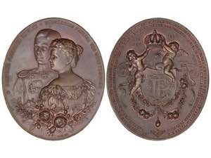 Medalla Boda Real. GUILLERMO II (1891-1918). ... 