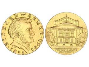 Medalla Richard Wagner. 1963. ALEMANIA. ... 