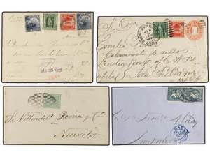 CUBA. 1860-1903. CONJUNTO de 21 cartas de ... 
