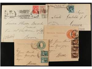 ARGENTINA. 1890-1925. Conjunto 24 cartas ... 