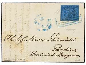 ITALIA ANTIGUOS ESTADOS: MODENA. Sa.6. 1855. ... 