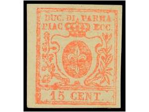 ITALIA ANTIGUOS ESTADOS: PARMA. Sa.9. 1857. ... 