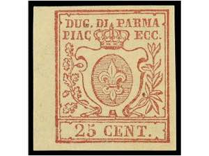 ITALIA ANTIGUOS ESTADOS: PARMA. Sa.10. 1857. ... 