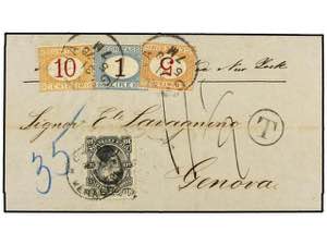 MEXICO. Sc.107. 1878 (May 1). Entire letter ... 