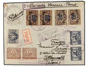 POLONIA. 1923 (10-IX). WARSAWA to FRANCE. ... 