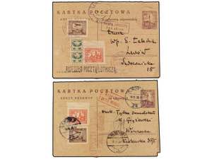 POLONIA. 1926 (12-IV). WARSAWA to LWOW to ... 