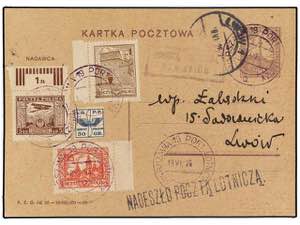 POLONIA. 1926 (18-VI). WARSAWA to LWOW. 10 ... 