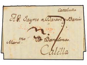 COLOMBIA. 1803. CARTAGENA DE INDIAS a ... 