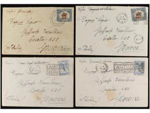 URUGUAY. 1890-1920. Conjunto de 15 cartas ... 