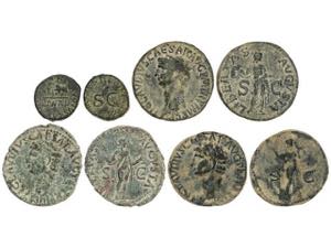 EmpireLote 4 monedas Cuadrante y As (3). ... 