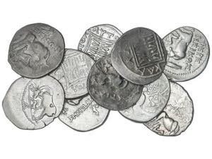 Lote 10 monedas Dracma. 229-104 a.C. ... 