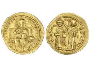 Histamenon Nomisma. (1028-1034 d.C.). ROMANO ... 
