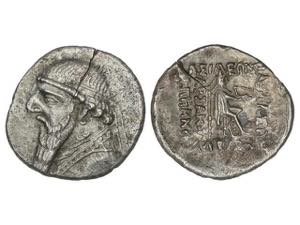 Dracma. 123-88 a.C. MITRADATES II. PARTIA. ... 