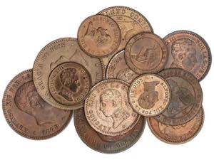 Lote 13 monedas 1 Céntimo (4), 2 (5) y 5 ... 