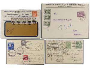 BULGARIA. 1912-39. Conjunto de 6 cartas o ... 