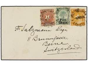 LIBERIA. 1894. 2c. orange yellow postal ... 