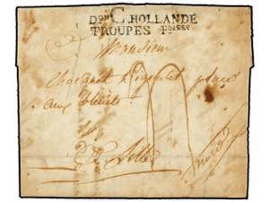 HOLANDA. 1813. De VEUYTEE? (the text refers ... 