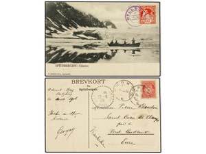NORUEGA. 1906 (Aug 14). Postcard ... 