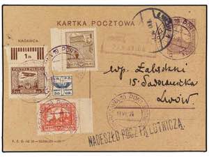 POLONIA. 1926 (18-VI). WARSAWA to LWOW. 10 ... 