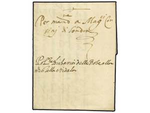 PORTUGAL. 1586 (Dec 13). Entire letter from ... 