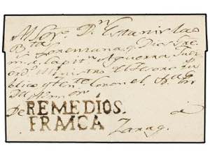 COLOMBIA. (1820 CA.). Envuelta circulada a ... 