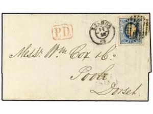 PORTUGAL. 1868 (Dec 14). Entire letter to ... 