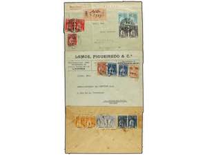 ANGOLA. 1927-32. 3 cartas circuladas a ... 