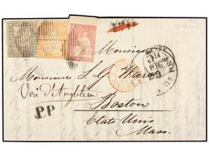 SUIZA. 1856 (April 14th). Entire letter from ... 